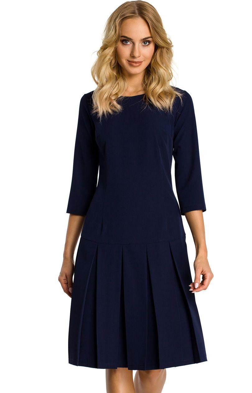 Dress M336, navy, 2XL