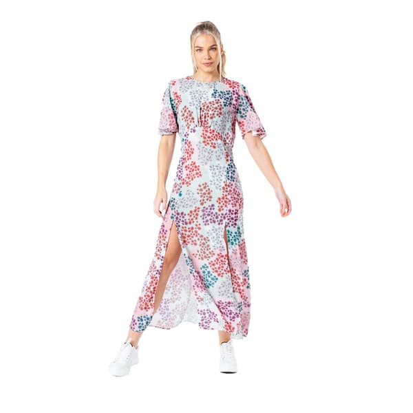 Hype Kvinnor/Damer Paint Daisy Maxiklänning Multicoloured 16 UK