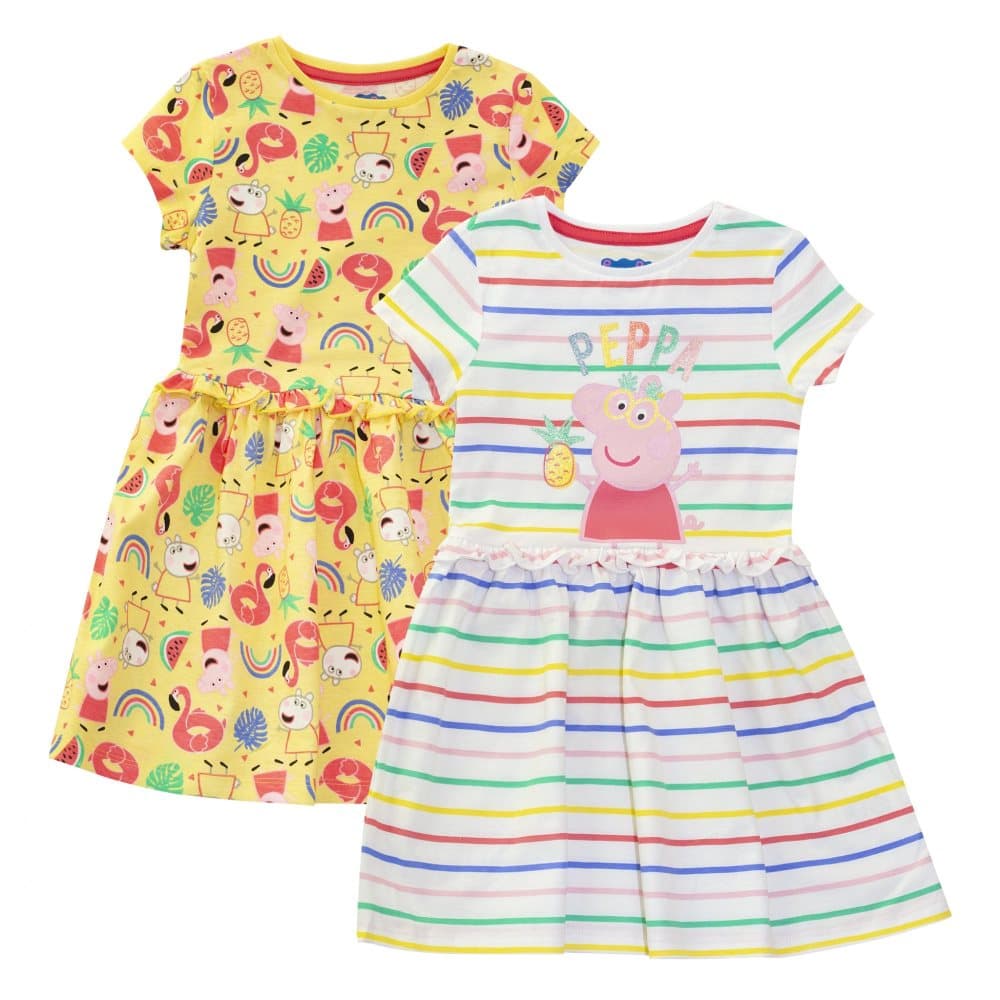 Peppa Pig Flickor Suzy Rainbow Dress Set (2 st.)