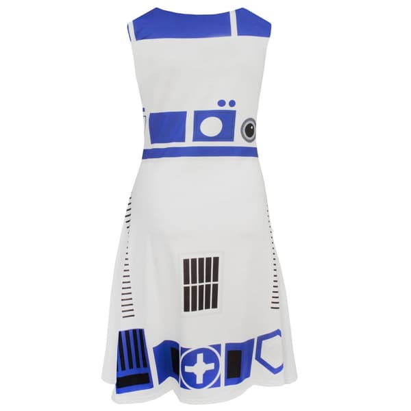 Star Wars Womens/Ladies R2-D2 Cosplay Skater Dress