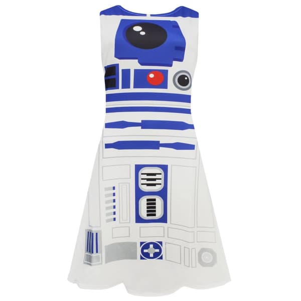 Star Wars Womens/Ladies R2-D2 Cosplay Skater Dress