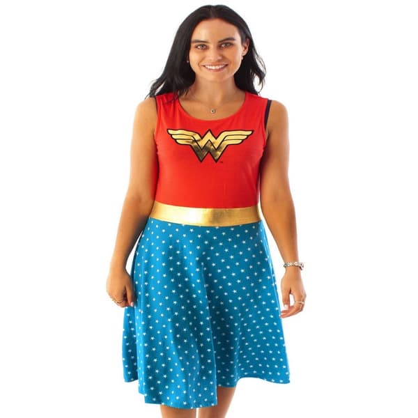Wonder Woman Womens/Ladies Costume Dress