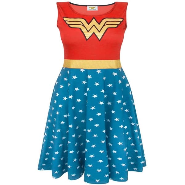 Wonder Woman Womens/Ladies Costume Dress