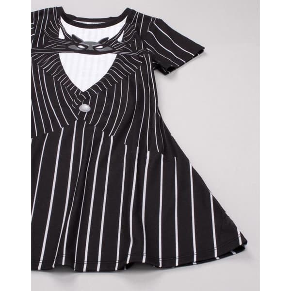 Nightmare Before Christmas Girls Jack Skellington Costume Dress
