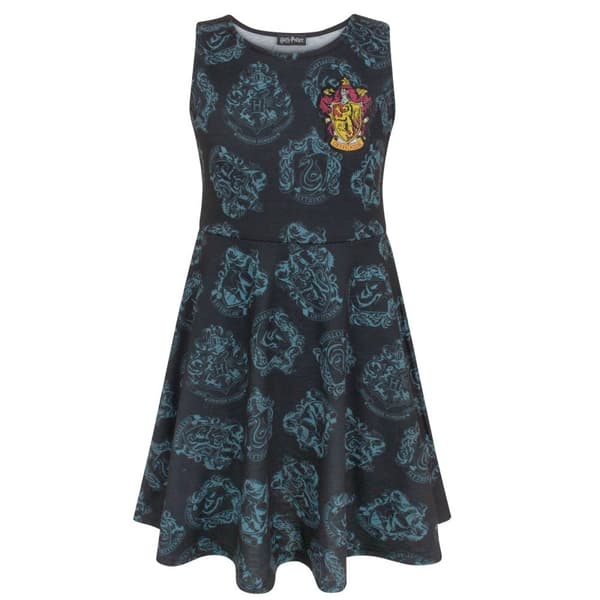 Harry Potter Flickor Gryffindor Crest Skater Klänning