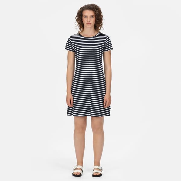 Regatta Balia Stripe Swing-kjole med striber til kvinder/damer