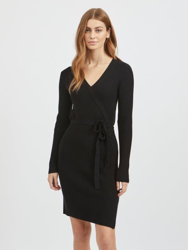 Vila - Viril LS Wrap Dress