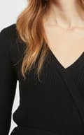 Miniatyrbild 3 av 5: Vila - Viril LS Wrap Dress