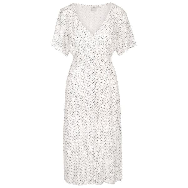 Trespass Dame/Damer Nia plettet kjole med pletter White L