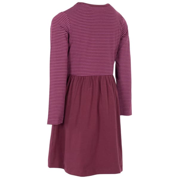 Trespass Piger Forgotten Stripe Jersey Casual Dress