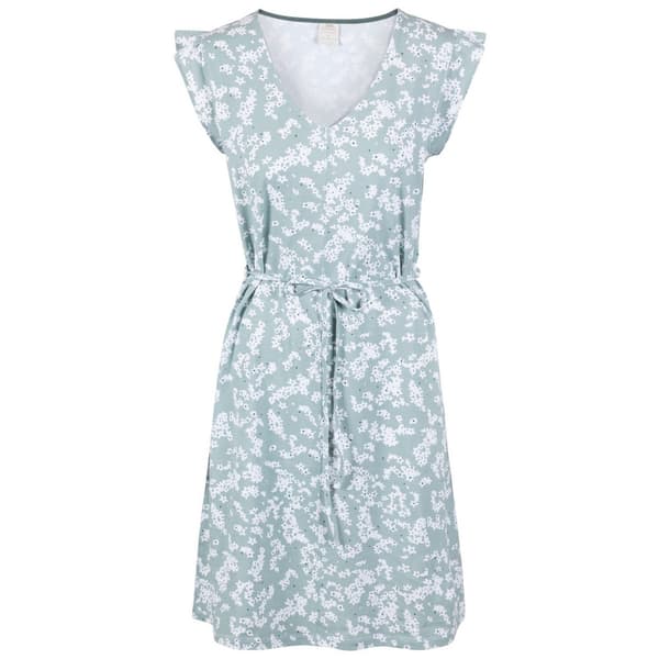Trespass Kvinnor/Damer Holly Ditsy Print kortärmad klänning Dusty Teal S