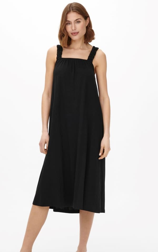 Only - onlMay SL Mix Dress Svart XS