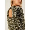 Miniatyrbillede 2 af 5: Dorothy Perkins Dame/kvinder Sequins Velvet Mini Dress med pailletter