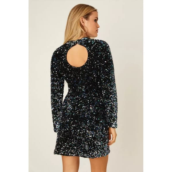 Dorothy Perkins Kvinnor/Damer paljetter A-line miniklänning