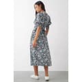 Miniatyrbild 2 av 5: Dorothy Perkins Kvinnor/Damer Floral Shirred Cuff Midi Dress