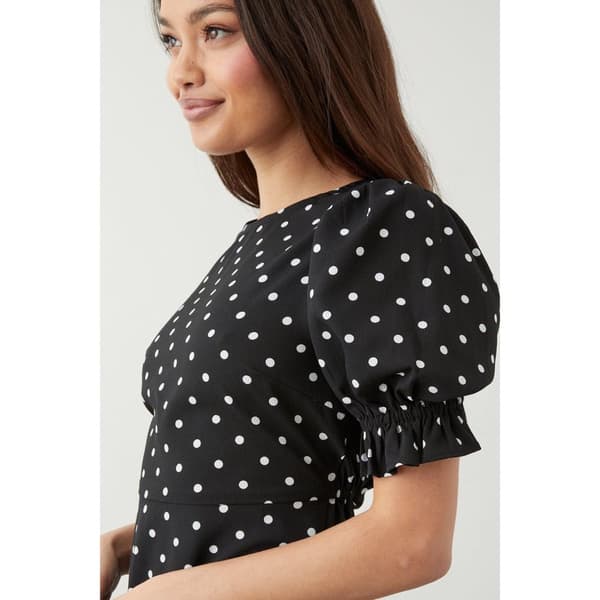 Dorothy Perkins Dame/kvinder plettet flæsekant med flæsekant Petite Mini Dress