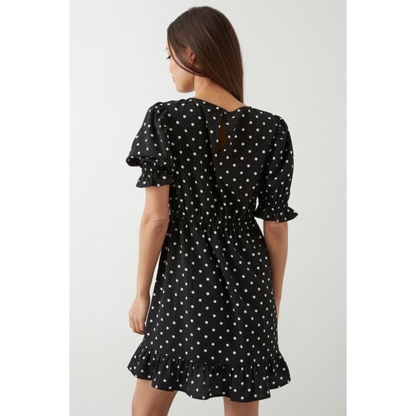 Dorothy Perkins Dame/kvinder plettet flæsekant med flæsekant Petite Mini Dress
