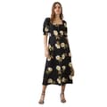 Miniatyrbillede 1 af 5: Dorothy Perkins Kvinder/damer blomstret knap-down midi-kjole med blomster