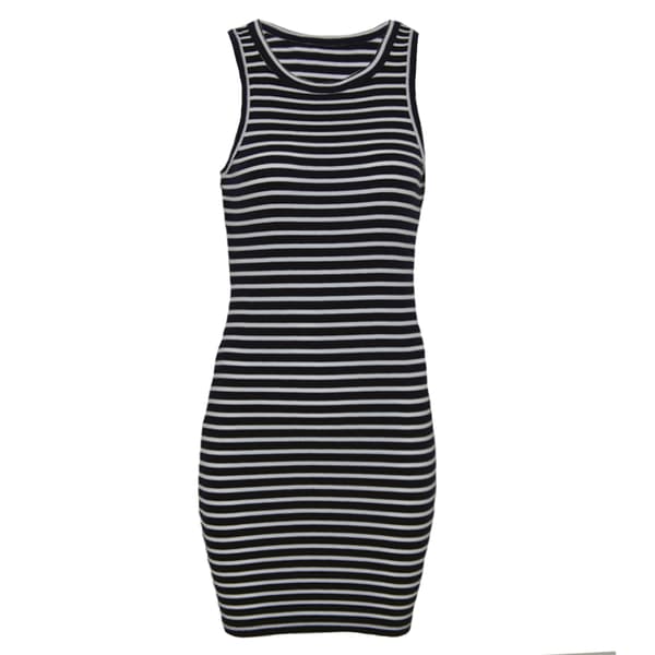 Brave Soul Womens/Ladies Sleeveless Striped Mini Dress