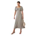 Miniatyrbilde 2 av 2: Dorothy Perkins Womens/Ladies Ditsy Print Ruched Midi Dress