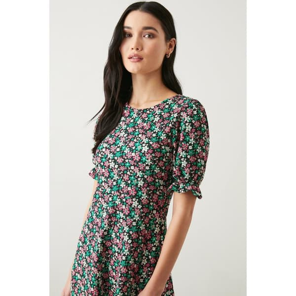 Dorothy Perkins Kvinnor/Damer Ditsy Print kortärmad miniklänning