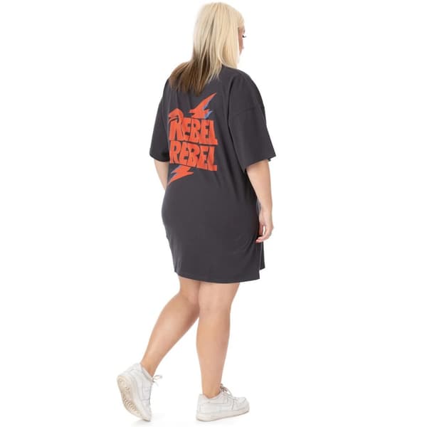 David Bowie Oversized T-shirt-kjole til kvinder/damer