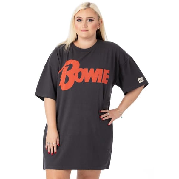 David Bowie Oversized T-shirt-kjole til kvinder/damer