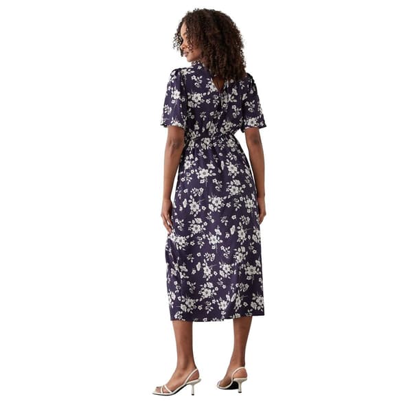 Dorothy Perkins Kvinnor/Damer Floral Shirred Waist Flutter Midi Dress