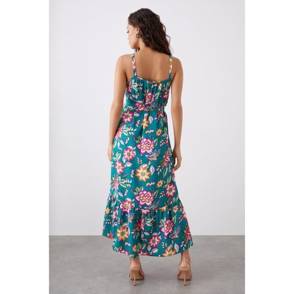 Dorothy Perkins Womens/Ladies Floral Tiered Petite Midi Dress