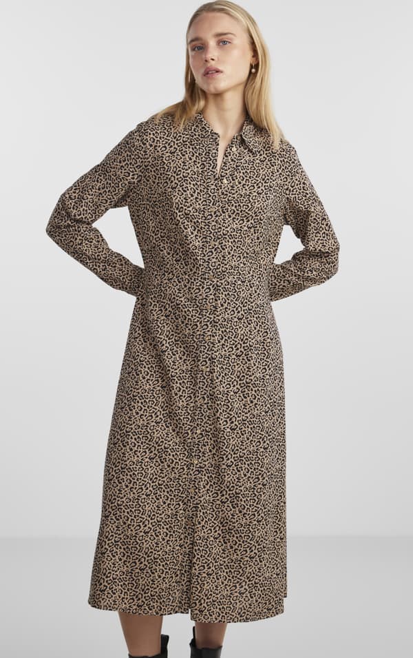 Pieces - pcNova LS Midi Dress