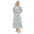Miniatyrbillede 1 af 2: Dorothy Perkins Skjortekjole i blomstret poplin til kvinder/damer