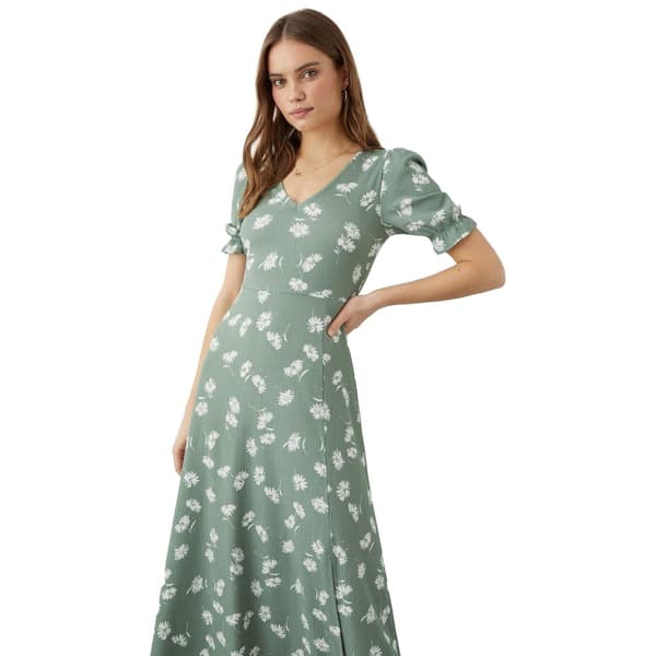 Dorothy Perkins Kortærmet midikjole med ditsy-print til kvinder/damer