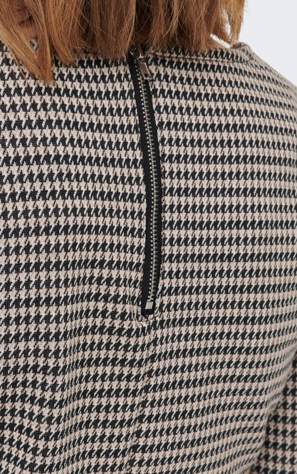 Only - onlBrilliant 3/4 Check Dress Houndtooth