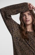 Miniatyrbild 3 av 4: Pieces - pcJohanne LS O-neck Midi Dress