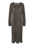 Miniatyrbild 4 av 4: Pieces - pcJohanne LS O-neck Midi Dress