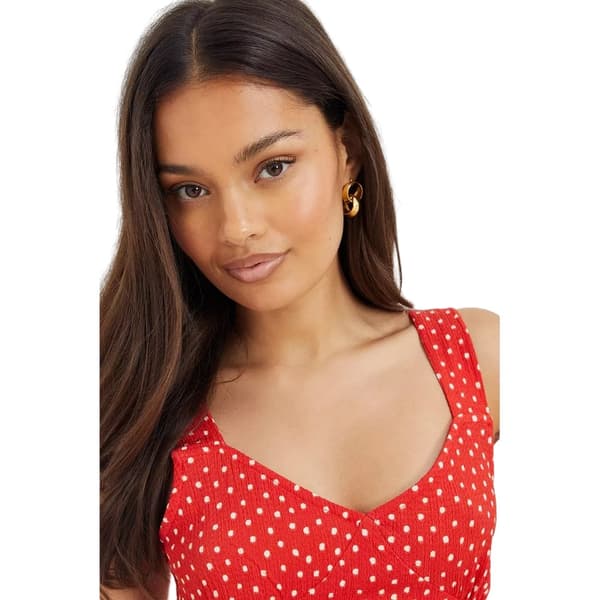 Dorothy Perkins Womens/Ladies Spotted Strappy Petite Midi Dress