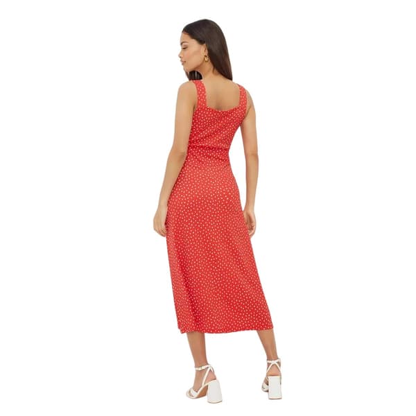 Dorothy Perkins Womens/Ladies Spotted Strappy Petite Midi Dress