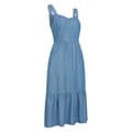 Pikkukuva 4 / 4: Mountain Warehouse Womens/Ladies Zante Tiered Chambray Midi Dress
