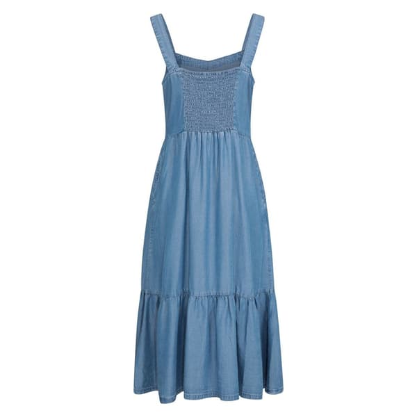 Mountain Warehouse Womens/Ladies Zante Tiered Chambray Midi Dress
