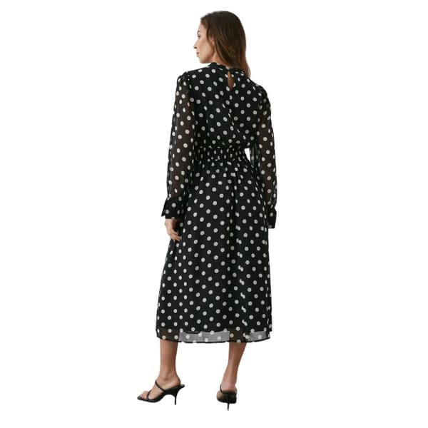 Principles Womens/Ladies Spotted Keyhole Dress