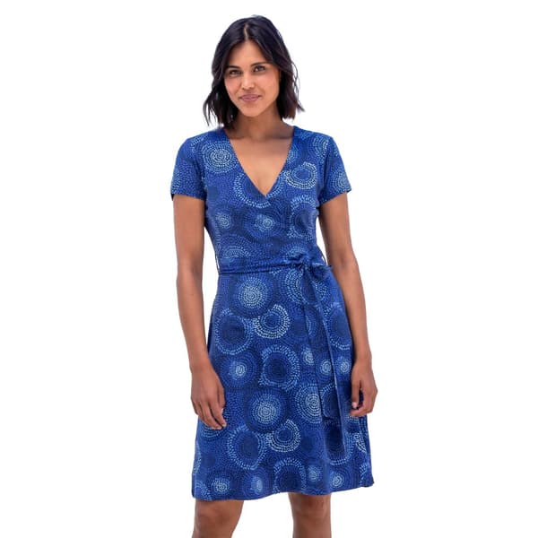 Mountain Warehouse Womens/Ladies Santorini Printed Jersey Wrap Dress