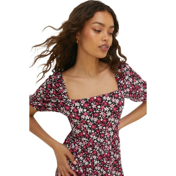 Dorothy Perkins Womens/Ladies Ditsy Print Tiered Petite Midi Dress