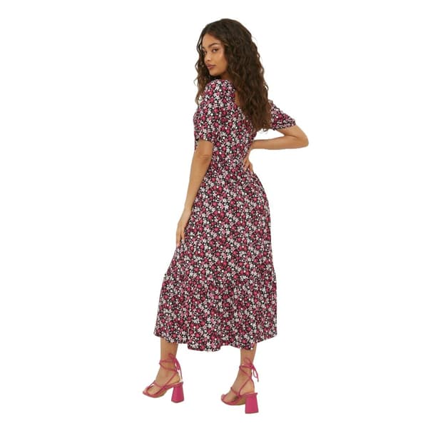 Dorothy Perkins Womens/Ladies Ditsy Print Tiered Petite Midi Dress