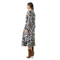 Miniatyrbilde 2 av 4: Principles Womens/Ladies Abstract Satin Button Through Midi Dress