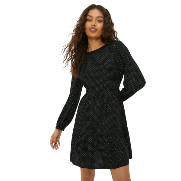 Dorothy Perkins Womens/Ladies Spotted Tiered Petite Mini Dress
