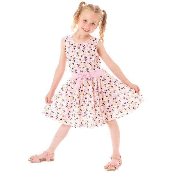 Disney Tsum Tsum Girls Minnie Mouse Skater Dress