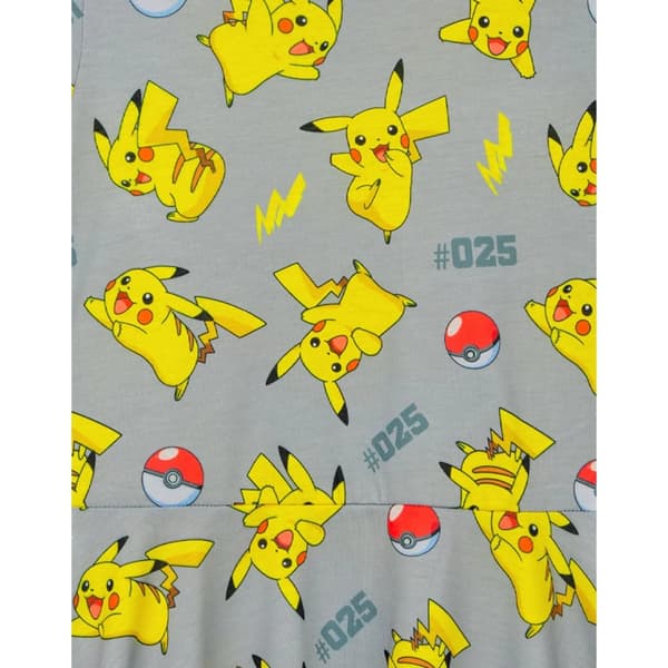 Pokemon Pikachu kortärmad kjolklänning för flickor