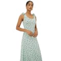 Miniatyrbillede 4 af 5: Dorothy Perkins Womens/Ladies Ditsy Print Tie Shoulder Midi Dress