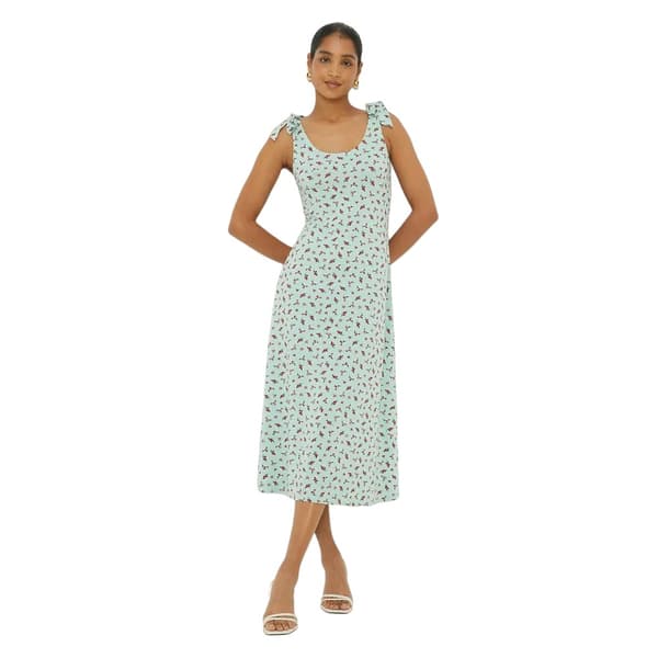 Dorothy Perkins Womens/Ladies Ditsy Print Tie Shoulder Midi Dress