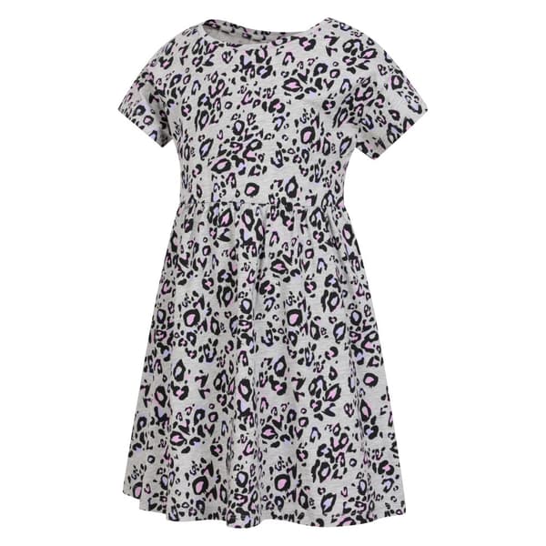 Mountain Warehouse Girls Essentials Lora Leopard Print Dress